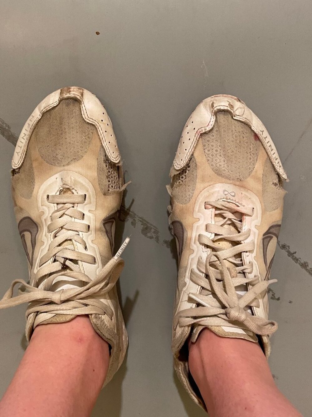 Nfinity Alpha Competition Cheerleading sneakers very used
